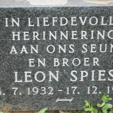 SPIES Leon 1932-1981