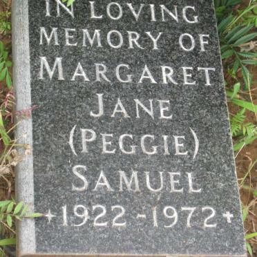 SAMUEL Margaret Jane 1922-1972