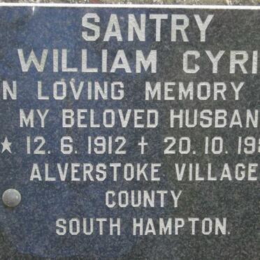 SANTRY William cyril 1912-1980