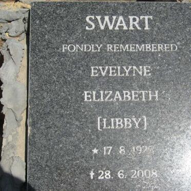 SWART Evelyne Elizabeth 192?-2008