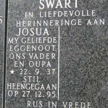 SWART Josua 1937-1995