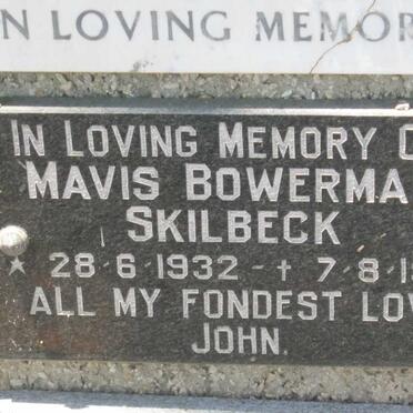 SKILBECK Mavis Bowerman 1932-1981