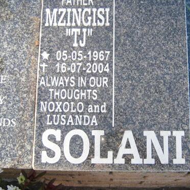 SOLANI Mzingisi 1967-2004