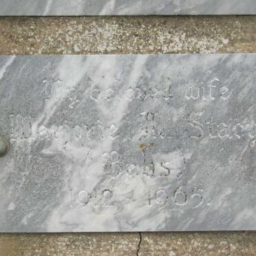 STACY Marjorie M. 1912-1965