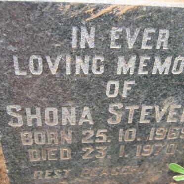 STEVENS Shona 1969-1970