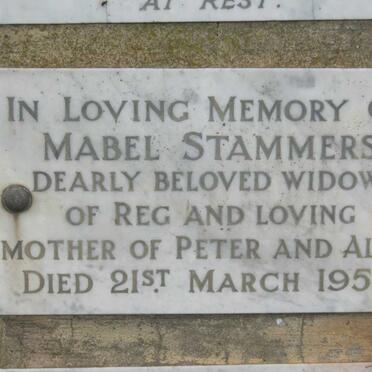 STAMMERS Mabel -1958