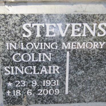 STEVENS Colin Sinclair 1931-2009