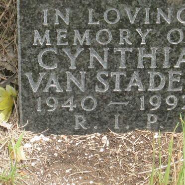 STADEN Cynthia, van 1940-1992