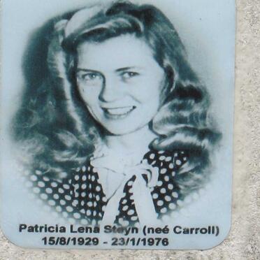 STEYN Patricia Lena 1929-1976 :: STEYN Colin John Bernard 1924-2009
