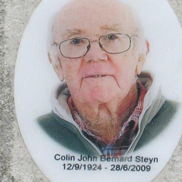 STEYN Colin John Bernard 1924-2009
