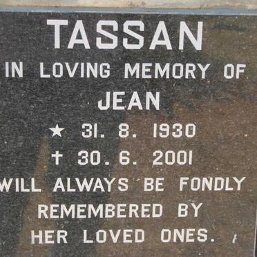 TASSAN Jean 1930-2001