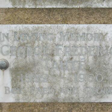 TAUTE George Frederick 1882-1960