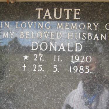 TAUTE Donald 1920-1985
