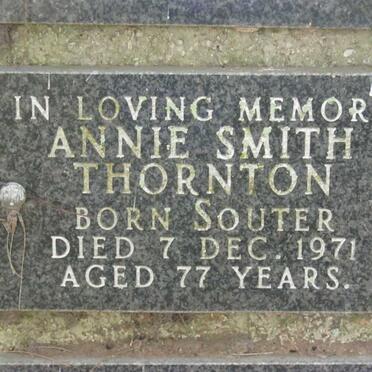 THORNTON Annie Smith nee SOUTER -1971