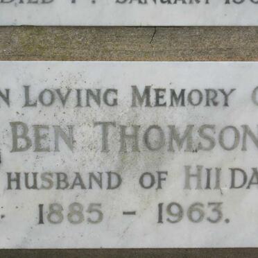 THOMSON Ben 1885-1963