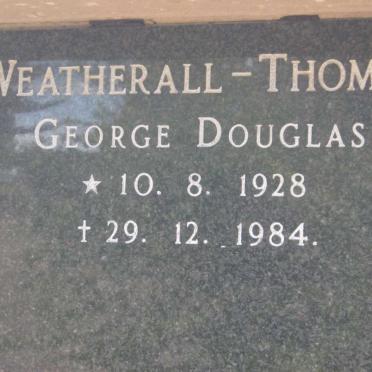 THOMAS George Douglas, Weatherall 1928-1984