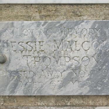 THOMPSON Jessie Malcolm -1963