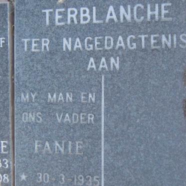 TERBLANCHE Fanie 1935-1996