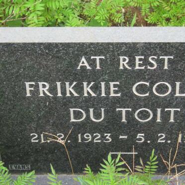 TOIT Frikkie Colyn, du 1923-1976
