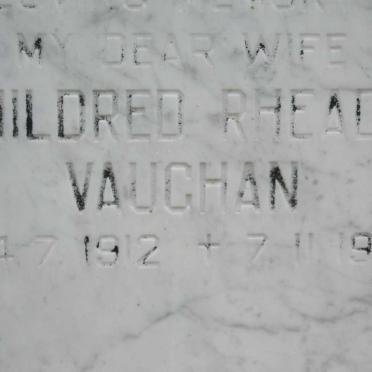 VAUGHAN Mildred Rhead 1912-1979