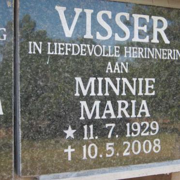 VISSER Minnie Maria 1929-2008