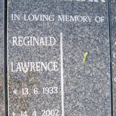 VERMAAK Reginald Lawrence 1933-2002