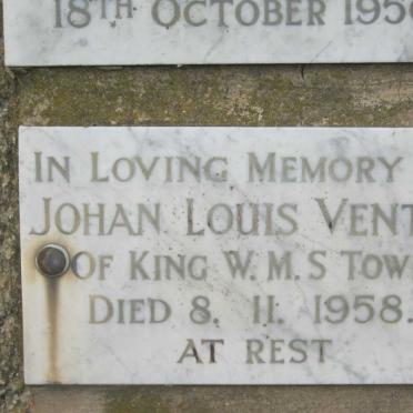 VENTER Johan Louis -1958