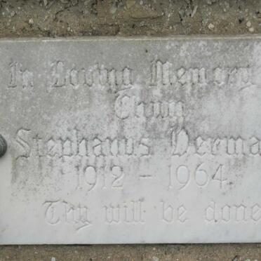 VERMAAK Stephanus 1912-1964