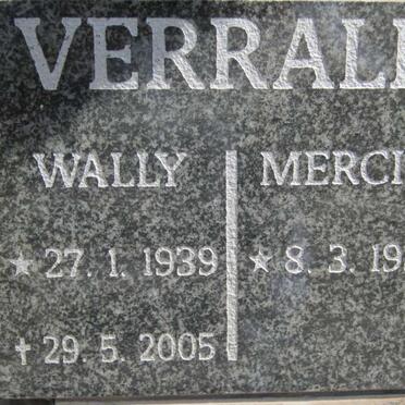 VERRALL Wally 1939-2005 &amp; Mercia 1936-