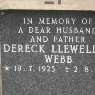 WEBB Dereck Llewellyn 1925-1992