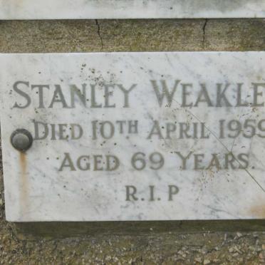 WEAKLEY Stanley -1959