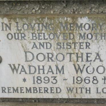 WOOD Dorothea Wadham 1893-1968
