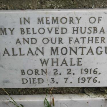 WHALE Allan Montague 1916-1976