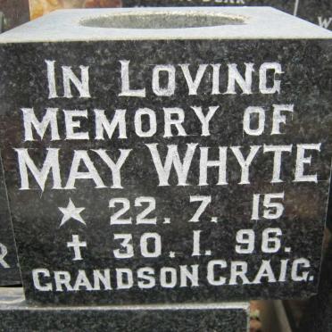 WHYTE May 1915-1996