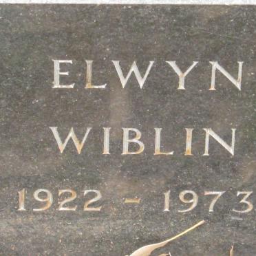 WIBLIN Elwyn 1922-1973