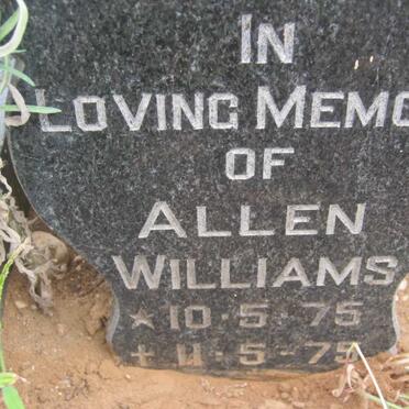WILLIAMS Allen 1975-1975