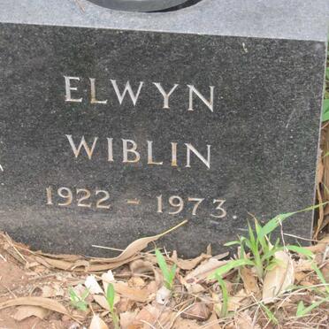WIBLIN Elwyn 1922-1973