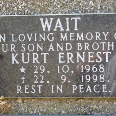 WAIT Kurt Ernest 1968-1998