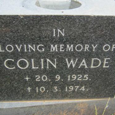 WADE Colin 1925-1974