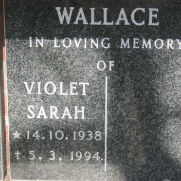 WALLACE Violet Sarah 1938-1994