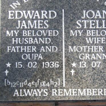 ? Edward James 1936- &amp; Joan Stella 1939-
