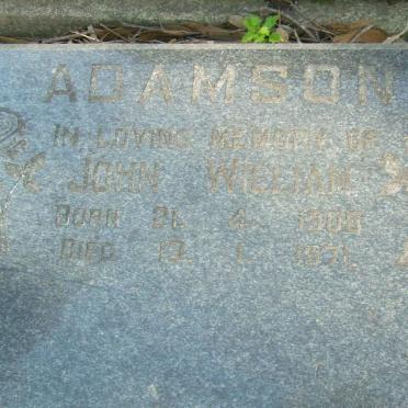 ADAMSON John William 190?-1971