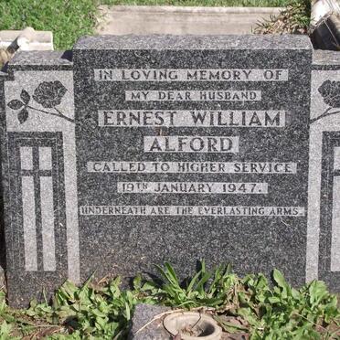 ALFORD Ernest William -1947
