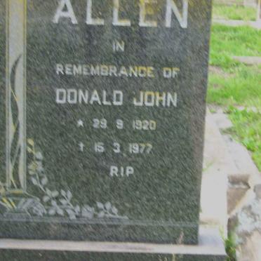 ALLEN Donald John 1920-1977
