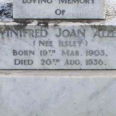 ALLERS Winifred Joan nee ILSLEY 1903-1936