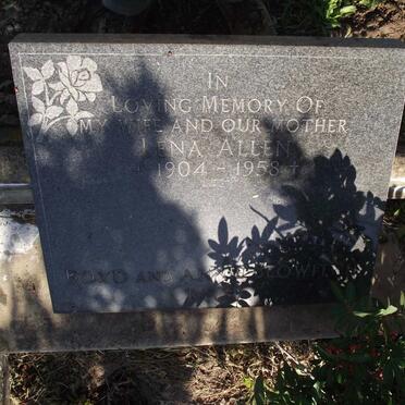 ALLEN Lena 1904-1958