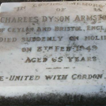 ARMSTRONG Charles Dyson -1949