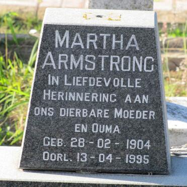 ARMSTRONG Martha 1904-1995