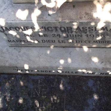 ASSEMAINE Jacques Victor 1936-1936