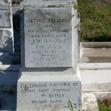 BASSET J.W. -1931 &amp; M. 1909-1980